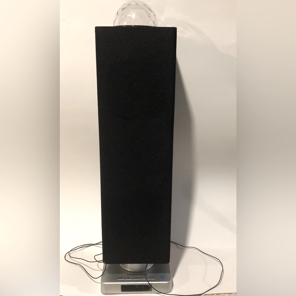 Sound logic wireless disco tabletop speaker with light show Bluetooth